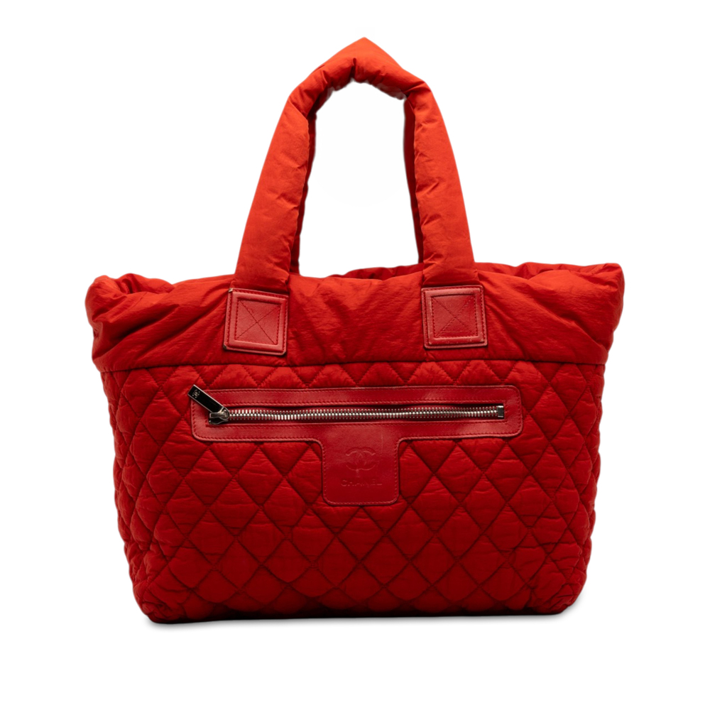 Pre-Loved Chanel Medium Quilted Nylon Coco Cocoon Tote